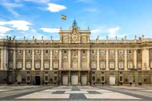 Palacio Real slottet i madrid